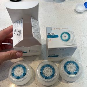 Clarisonic brush heads. Brand new.  3 brushes total